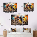 Football The Winning II - Sports Canvas Wall Art