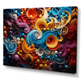 Opt Art Vibrant Illusions I - Abstract Canvas Wall Art