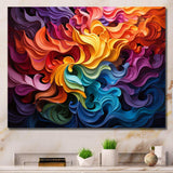 Opt Art Vibrant Illusions II - Abstract Canvas Wall Art