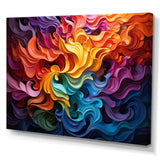 Opt Art Vibrant Illusions II - Abstract Canvas Wall Art