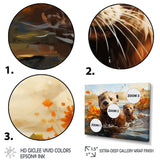 Brown Otters Odyssey - Otter Bedroom Wall Art