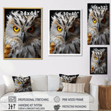 Grey Owl Animal Monochrome National - Owl Wall Decor