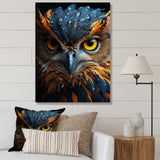 Brown Owl Animal Portrait - Owl Wall Decor