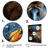 Brown Owl Animal Portrait - Owl Wall Decor