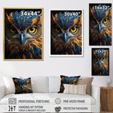 Brown Owl Animal Portrait - Owl Wall Decor