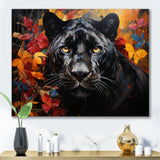 Panther Elusive Panther Collage - Panther Living Room Wall Art