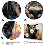 Panther Elusive Panther Geometric - Panther Bedroom Wall Art