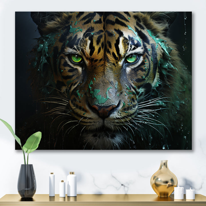 Black White Panther Eyes Of The Night - Panther Wall Art Prints