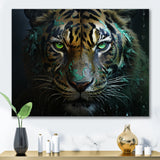 Black White Panther Eyes Of The Night - Panther Wall Art Prints