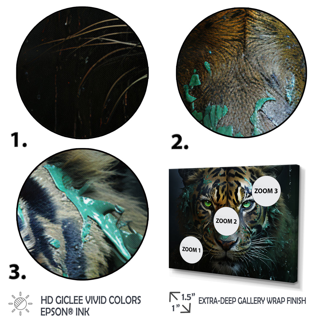 Black White Panther Eyes Of The Night - Panther Wall Art Prints
