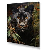 Green Panther Impressionist Elegance - Panther Home Decor Art