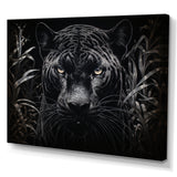Black White Panther Nocturnal Majesty Scratchboard - Panther Wall Art Prints