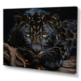Black White Panther Portrait - Black Panther Wall Art
