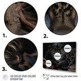 Black White Panther Portrait - Black Panther Wall Art