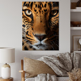 Brown Leopard Textures Of Strength - Panther Home Decor Art