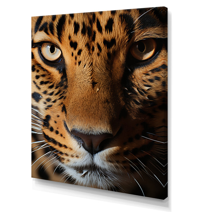 Brown Leopard Textures Of Strength - Panther Home Decor Art