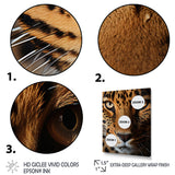 Brown Leopard Textures Of Strength - Panther Home Decor Art
