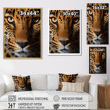 Brown Leopard Textures Of Strength - Panther Home Decor Art