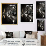 Parisian Moonlit Night I - Cityscapes Canvas Wall Art