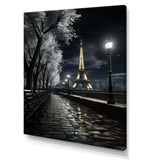 Parisian Moonlit Night II - Cityscapes Canvas Wall Art