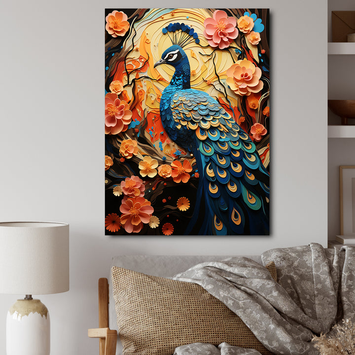 Peacock Collage Peacock Collage - Peacock Wall Decor