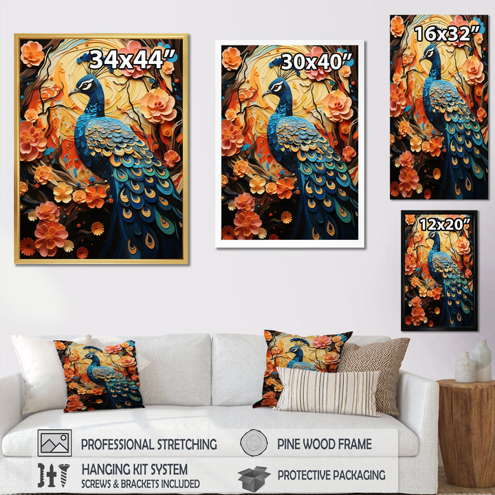 Peacock Collage Peacock Collage - Peacock Wall Decor