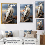 Grey Pelican Tranquil Waters Pelican - Pelican Bedroom Wall Art