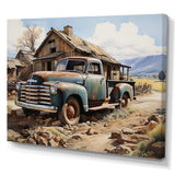 Farm Pickup Truck Elegance - Transportation Canvas Wall Art