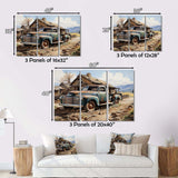 Farm Pickup Truck Elegance - Transportation Canvas Wall Art