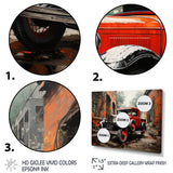 Red Pickup Truck Vintage Hauler III - Multi-Panels