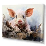Pig Joyful Oinker - Pig Bedroom Wall Art