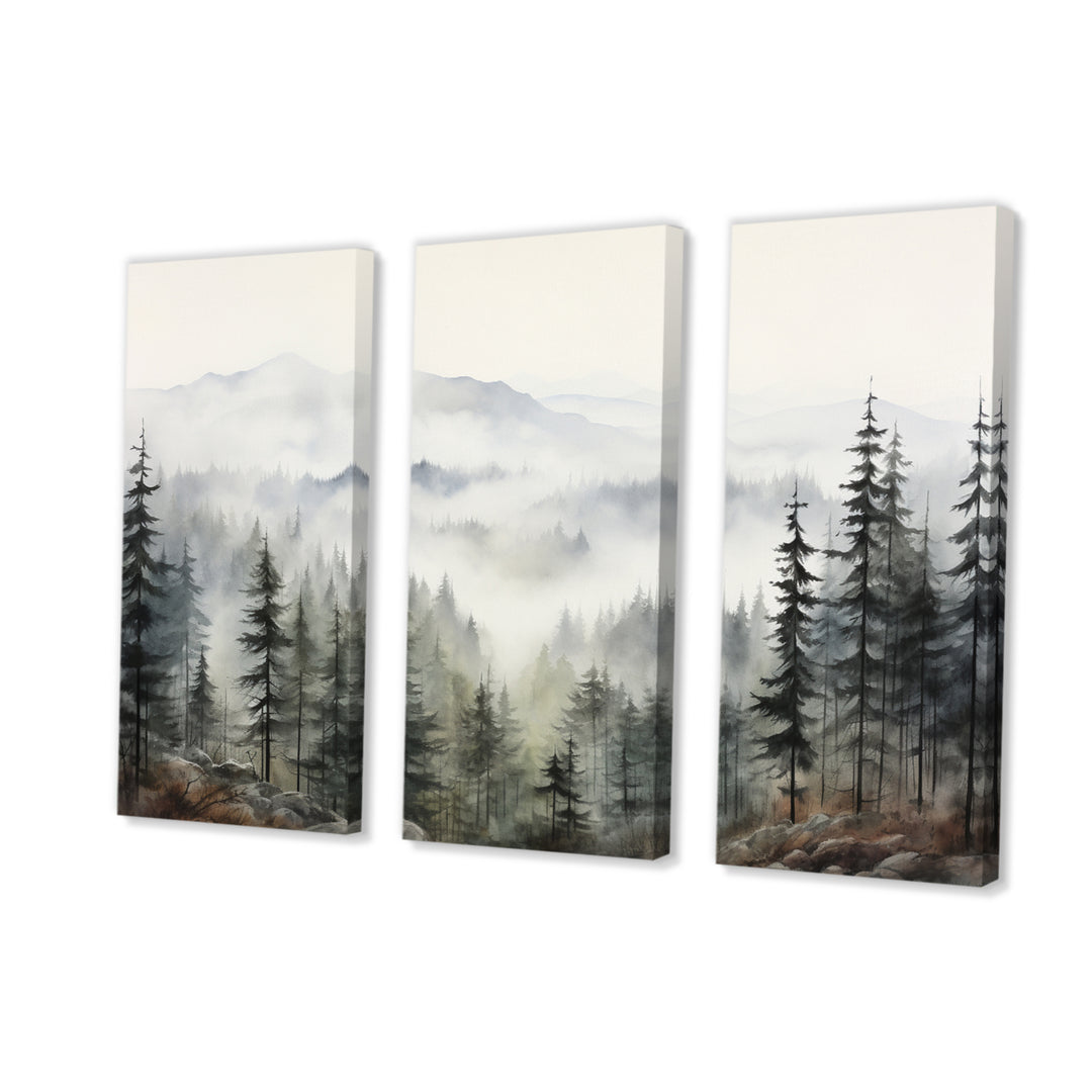 Pine Tree Misty Mountain II - Multi-Panels
