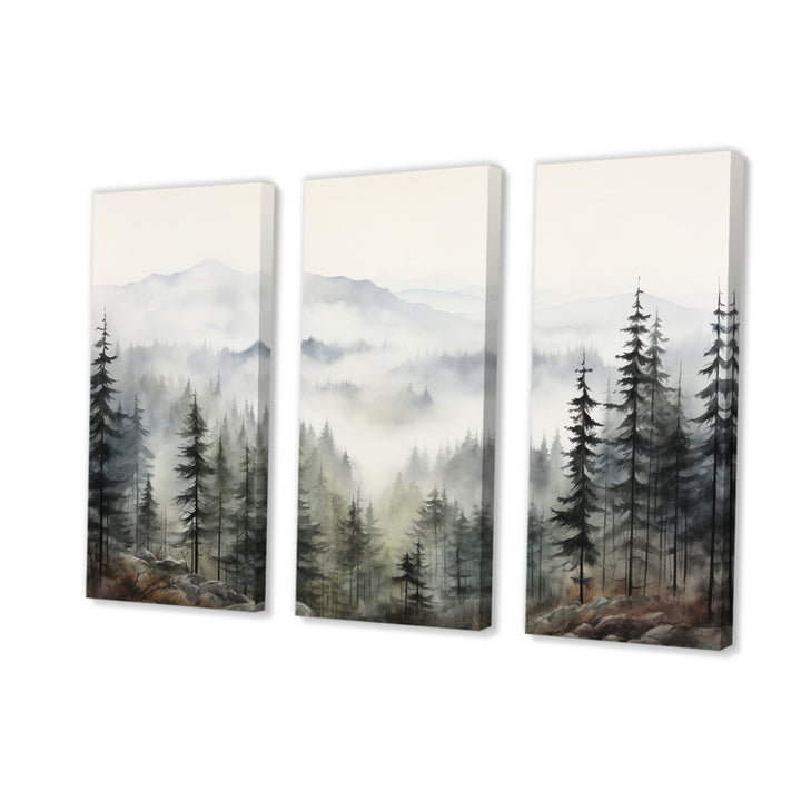 Pine Tree Misty Mountain II - Multi-Panels