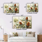 Pine Tree Pine Beauty II - Floral Canvas Wall Art