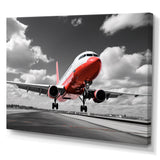 Grey Flight Of Dreams - Plane Canvas Wall Art