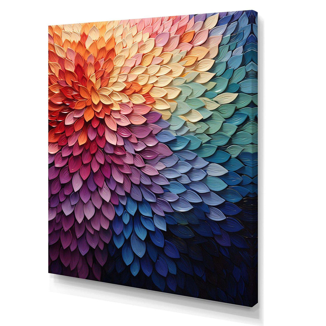 Colorful Forest Harmoney Forest II - Abstract Canvas Wall Art