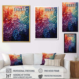 Colorful Forest Harmoney Forest II - Abstract Canvas Wall Art