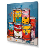 Pop Art Campbells Soup I - Fashion Canvas Wall Art