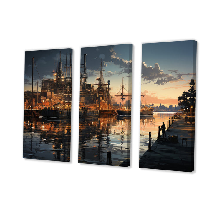 Port Industrial Elegance I - Multi-Panels