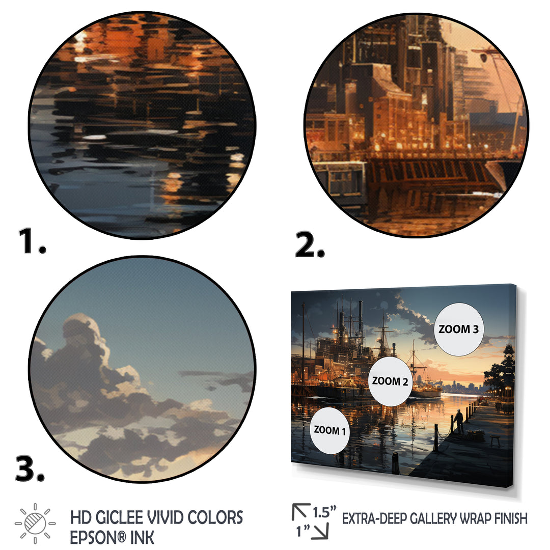 Port Industrial Elegance I - Multi-Panels