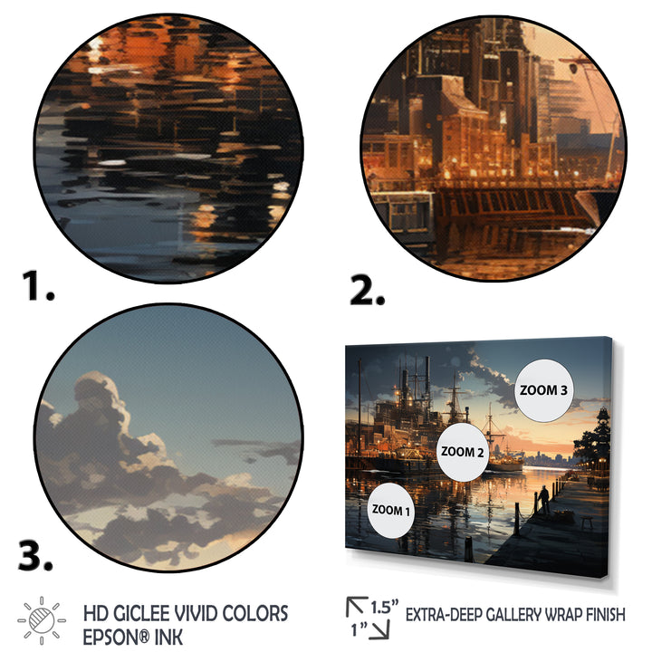 Port Industrial Elegance I - Multi-Panels