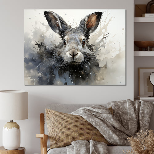 Minimalism Rabbit Energetic - Rabbit Wall Art Prints