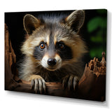 Grey Raccoon Portrait - Raccoon Home Decor Art