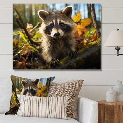 Raccoon Ultra - Raccoon Canvas Wall Art