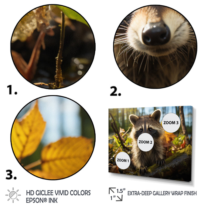 Raccoon Ultra - Raccoon Canvas Wall Art