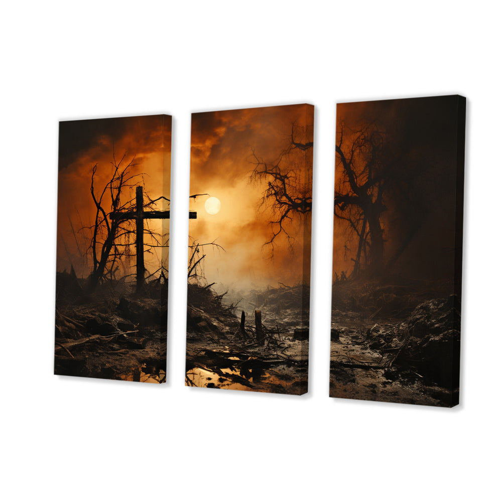 Religious Cross Eternal Redemption - Multi-Panels