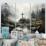Religious Cross Transcendent Grace Forest - Multi-Panels