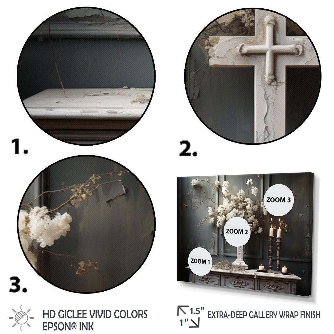 Religious Cross Transcendent Silence - Multi-Panels