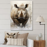 Rhinoceros Majestic Portrait - Gray Rhinoceros Wall Art