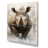 Rhinoceros Majestic Portrait - Gray Rhinoceros Wall Art